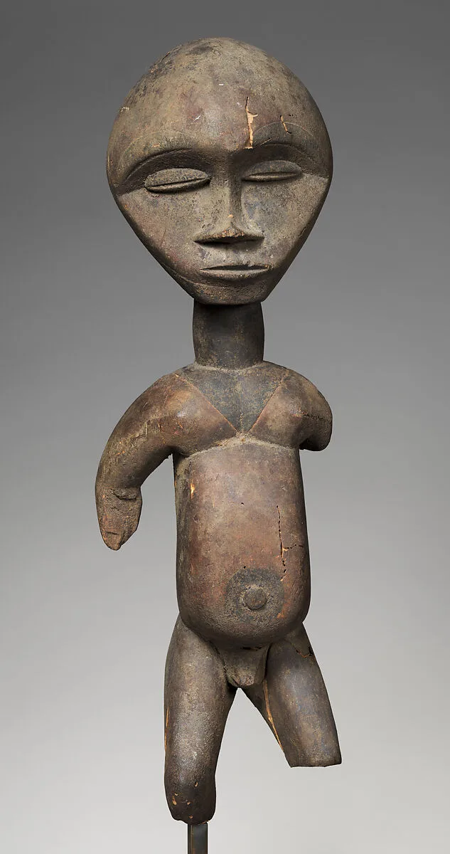 Headdress: Fragment of Male Figure for Ogbom Dance — Unknown