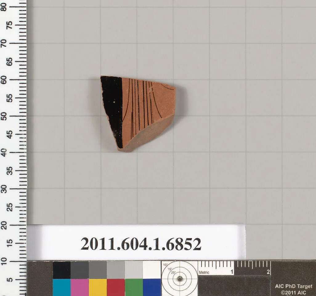 Terracotta fragment of a kylix (drinking cup) — Unknown
