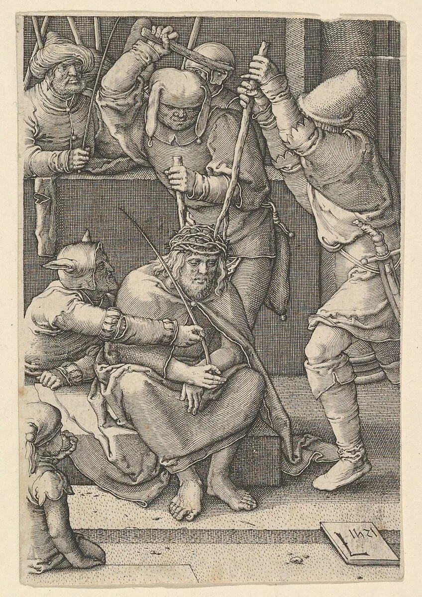 Christ Crowned with Thorns, from "The Passion of Christ" — Jan Muller|Lucas van Leyden