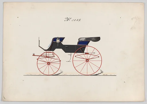Design for 2 seat Phaeton, no. 3039