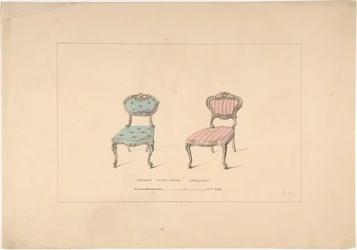 Design for Drawing Room Chairs, Louis Quinze Style