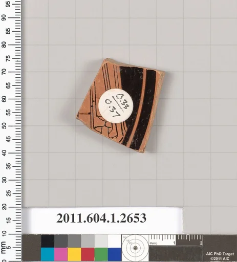 Terracotta fragment of a kylix (drinking cup)