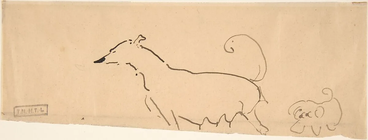 Two Dogs — Henri de Toulouse-Lautrec