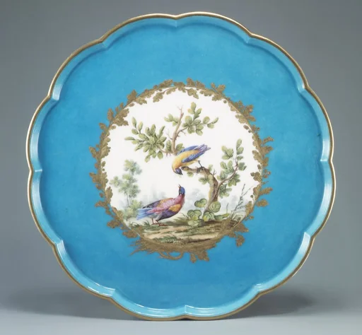 Fruit stand (soucoupe à pied) (one of four) (part of a service)