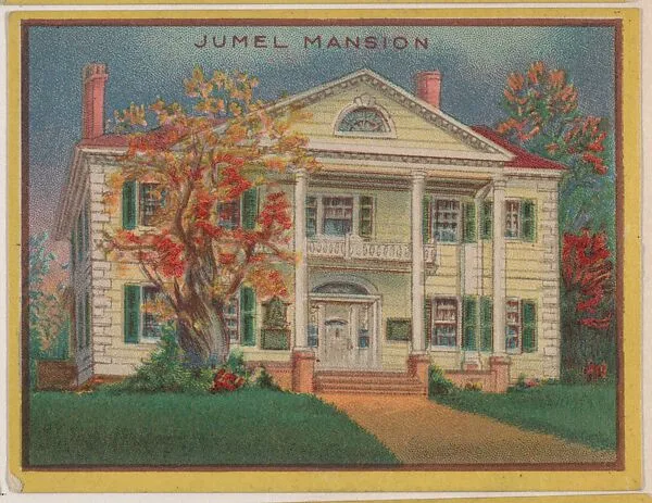 Jumel Mansion, collector card from the Famous Buildings series (D30), issued by the Weber Baking Company — Weber Baking Company