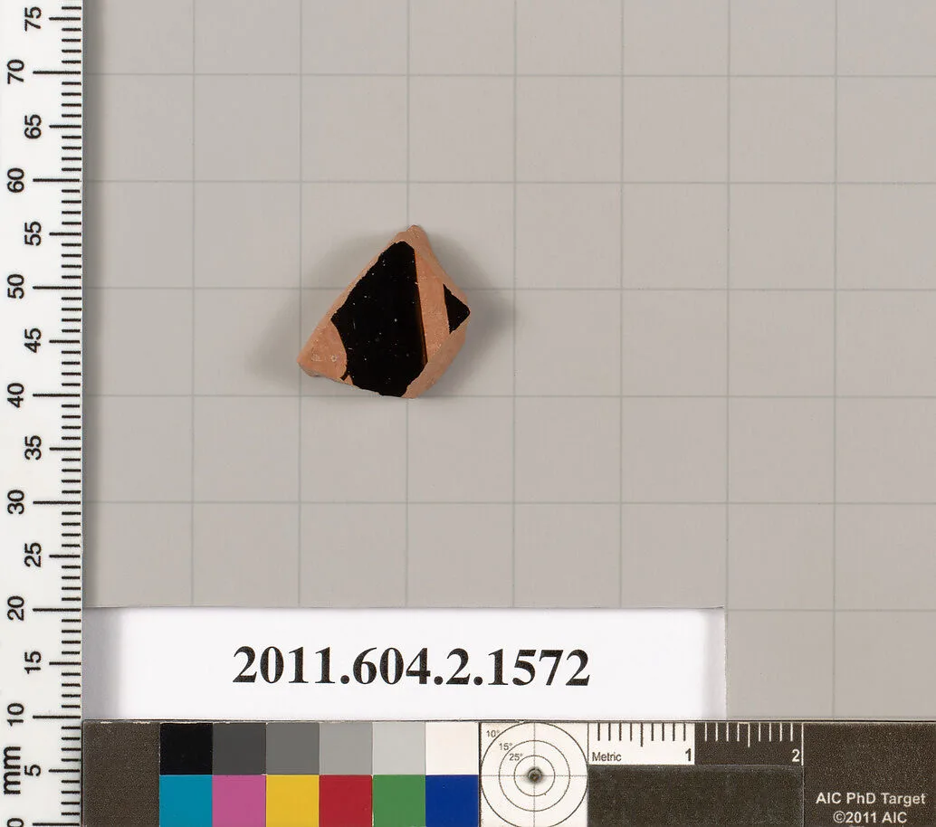 Terracotta fragment of a skyphos (deep drinking cup) — Unknown