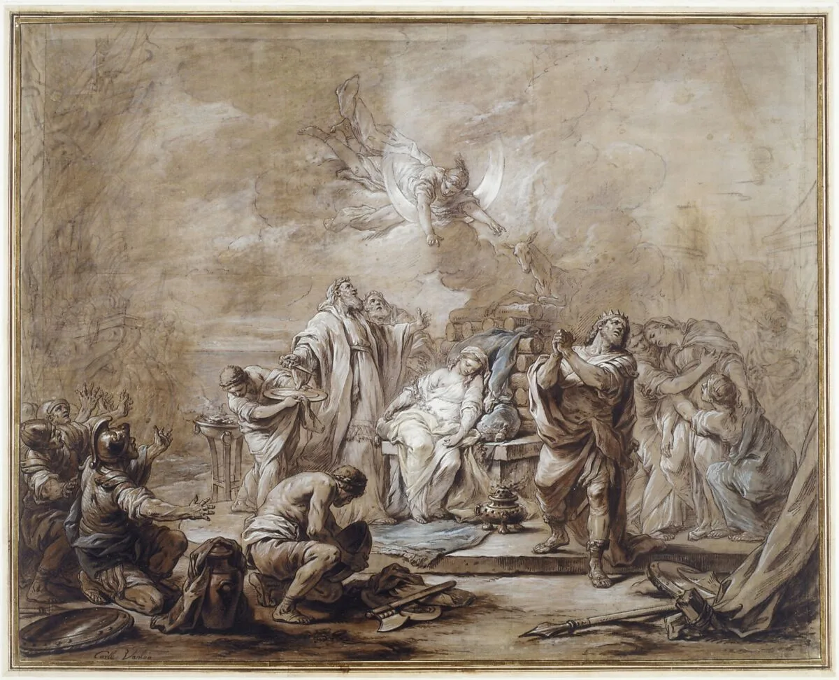 The Sacrifice of Iphigenia — Carle (Charles André) Vanloo