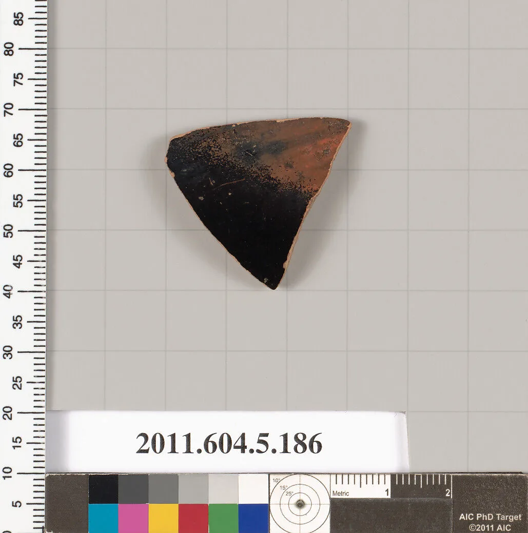Terracotta fragment of a kylix (drinking cup) — Unknown
