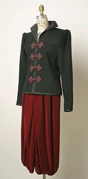 Evening ensemble — Yves Saint Laurent|Yves Saint Laurent Rive Gauche|Yves Saint Laurent