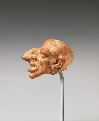 Terracotta head of a male dwarf