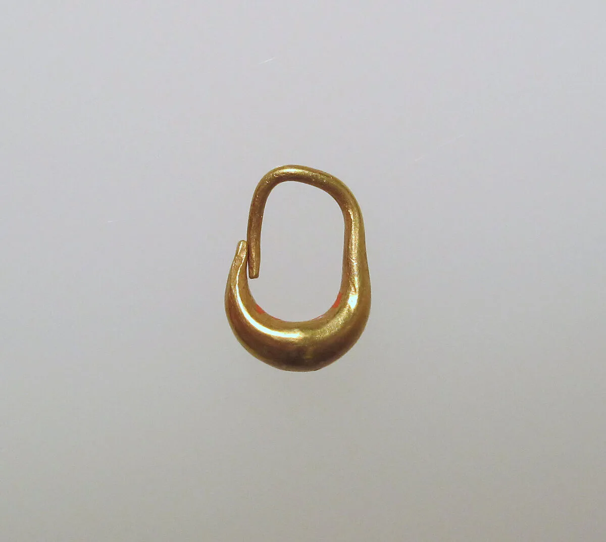 Earring, boat-shaped — Unknown