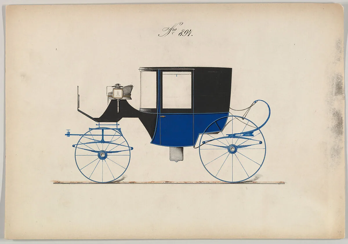 Design for Coupé, no. 894 — Brewster & Co.