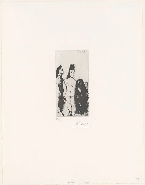 Célestine, Maya and Male Companion, from 347 Suite — Aldo and Piero Crommelynck|Pablo Picasso|Galerie Louise Leiris