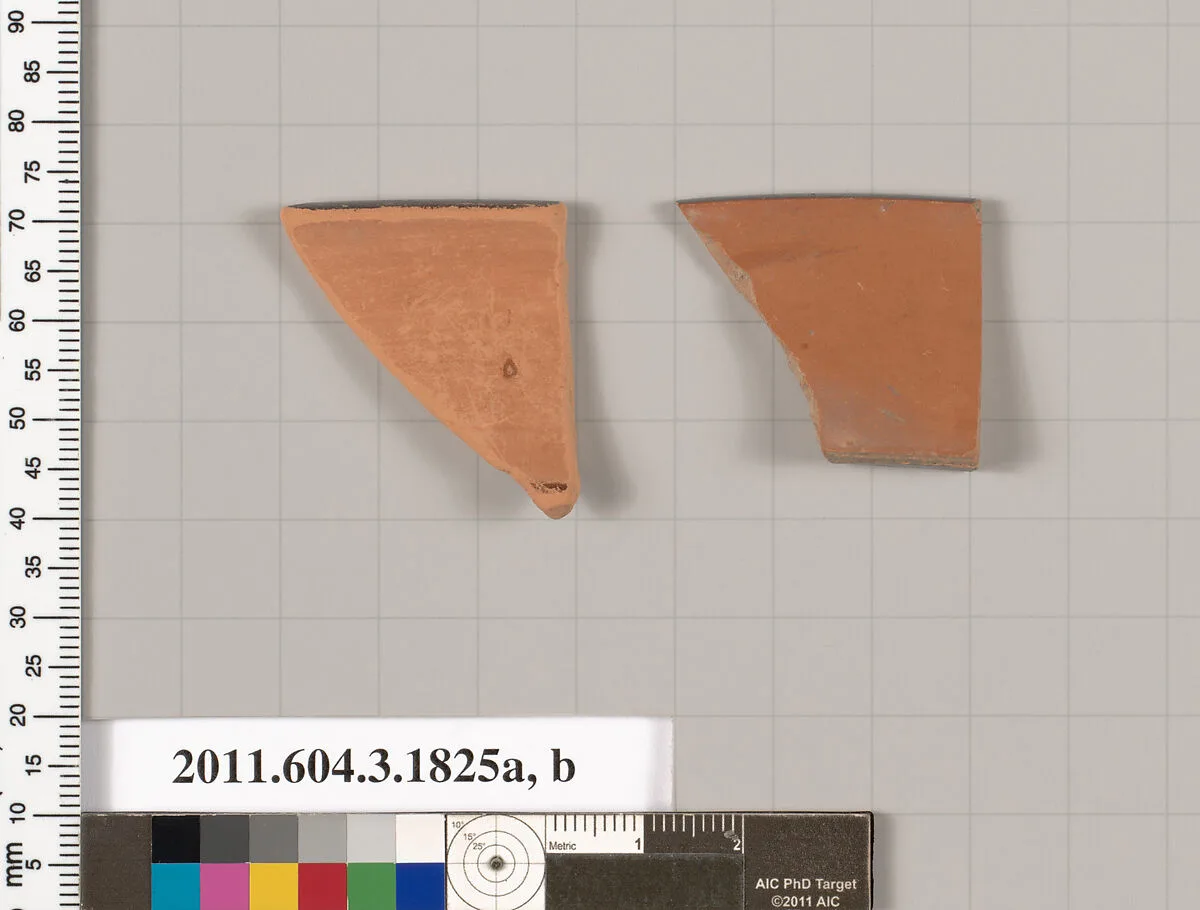 Terracotta rim fragments of kylikes: Lip cup (drinking cup) — Unknown