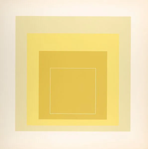 Proof for White Line Square series — Josef Albers|Gemini G.E.L.|Kenneth E. Tyler