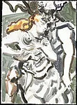 Wotan Kissing Away Brunhilde's Godlike Power (three) — Elizabeth Peyton