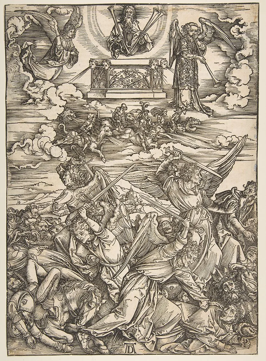 The Four Avenging Angels, from "The Apocalypse" — Albrecht Dürer
