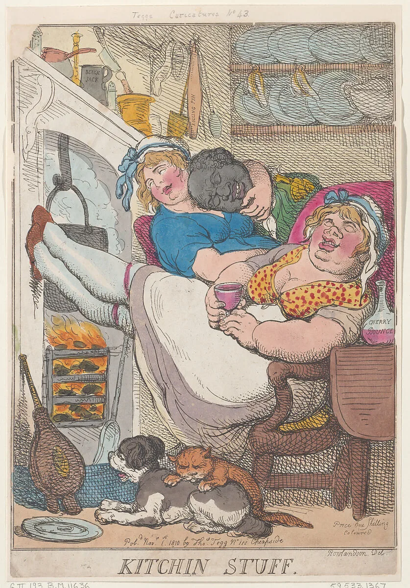 Kitchin Stuff — Thomas Tegg|Thomas Rowlandson