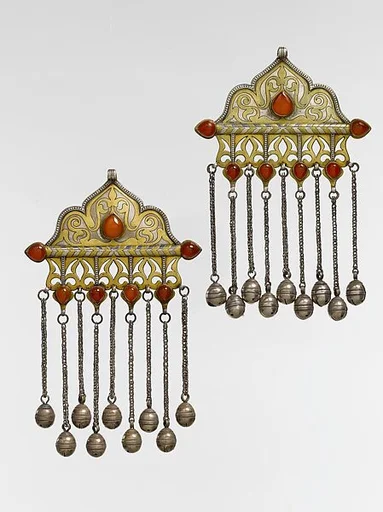 Pair of Triangular Amulet Holders