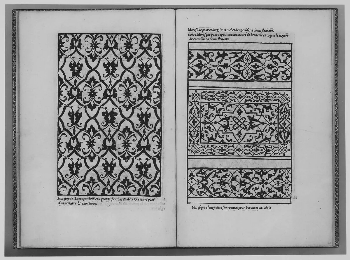 Livre de Moresques, page 10 (recto) — Cornelis Bos|Francesco di Pellegrino|Hiérosme de Gormont