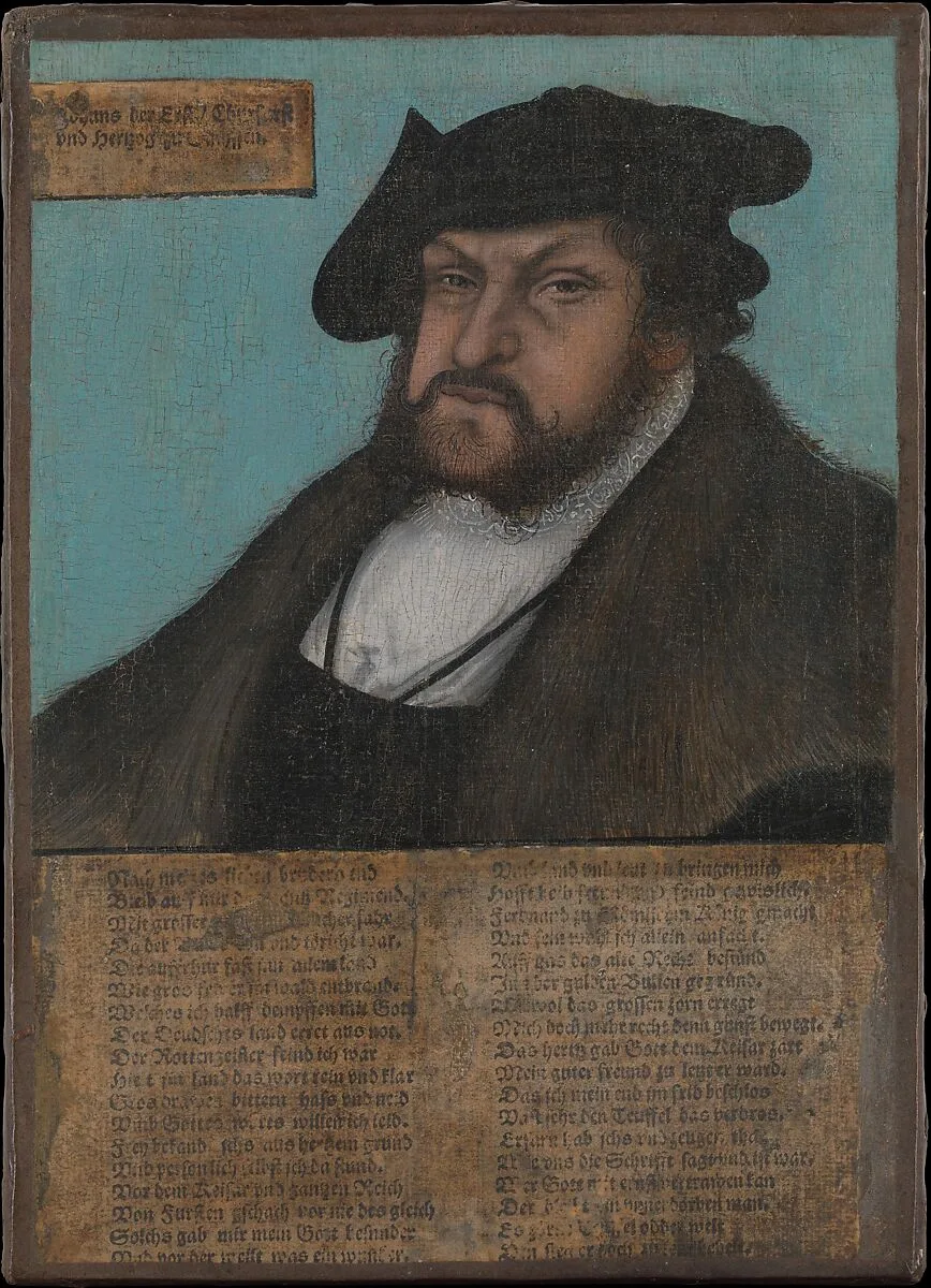 Johann I (1468–1532), the Constant, Elector of Saxony — Lucas Cranach the Elder