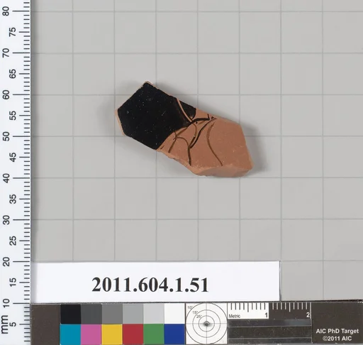 Terracotta fragment of a kylix (drinking cup)