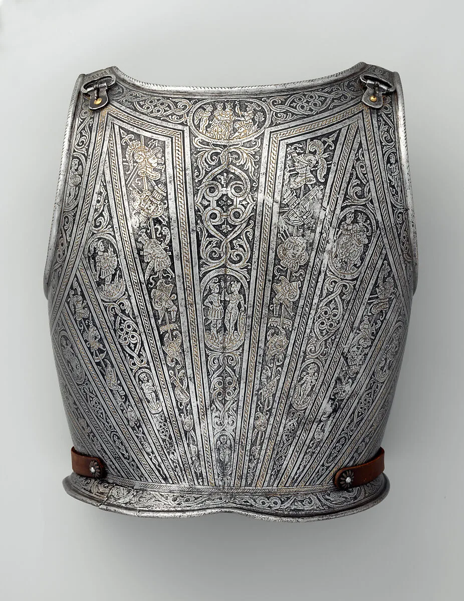Backplate of an Armor for Vincenzo Luigi di Capua (d. 1627) — Pompeo della Cesa