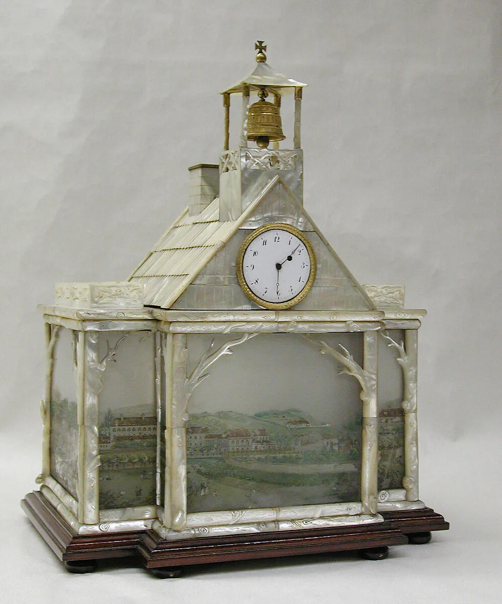 Veilleuse with clock — Unknown