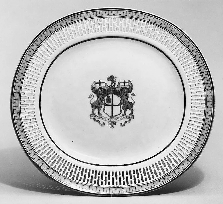 Dish (one of a pair) — Unknown