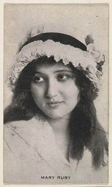 Mary Ruby, from the Black and White Movie Stars series (D1), issued by the E. H. Koester Baking Company — E. H. Koester Baking Company, Baltimore