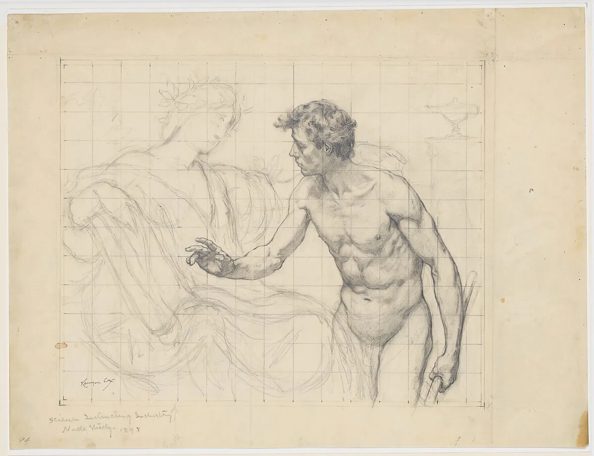 Science Instructing Industry: Nude Study — Kenyon Cox
