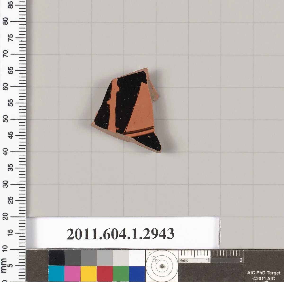 Terracotta fragment of a kylix (drinking cup) — Unknown
