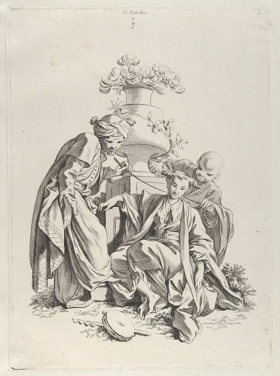 Touch, from The Five Senses — François Boucher|Gabriel Huquier