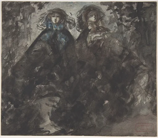 Two Ladies Taking a Walk