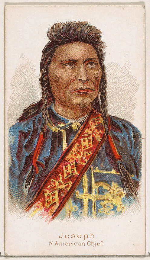 Joseph, North American Chief, from the Savage and Semi-Barbarous Chiefs and Rulers series (N189) issued by Wm. S. Kimball & Co. — William S. Kimball & Company