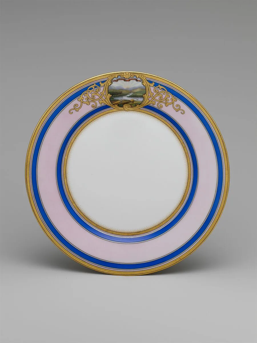 Continental Porcelain Plate, Ohio — Joseph S. Potter