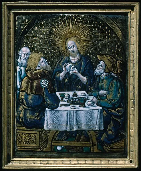 Christ at Emmaus (one of a series) — Unknown