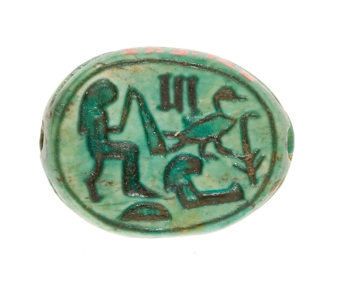 Scarab inscribed for the King's Daughter Hatshepsut — Unknown