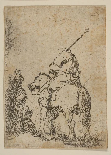 Turbaned Soldier on Horseback