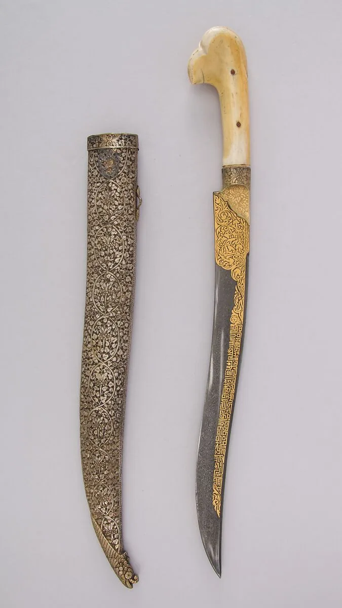 Knife (Yatagan) with Sheath — Unknown