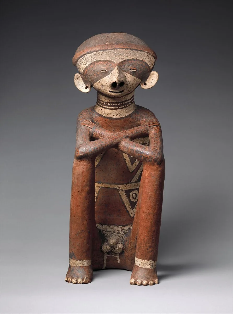 Seated Male Figure — Unknown