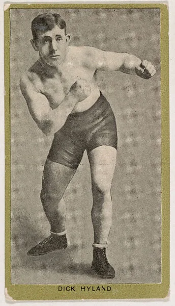 Dick Hyland, from the Pugilistic Subjects series (T226), issued by Red Sun Cigarettes — Red Sun Cigarettes