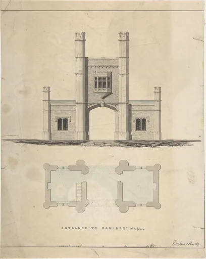 Entrance to Barlboro' Hall