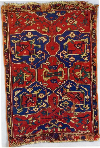 Carpet with Quatrefoil Design