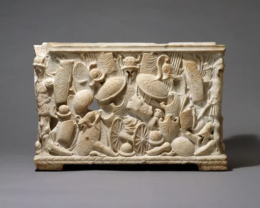 Marble cinerary urn