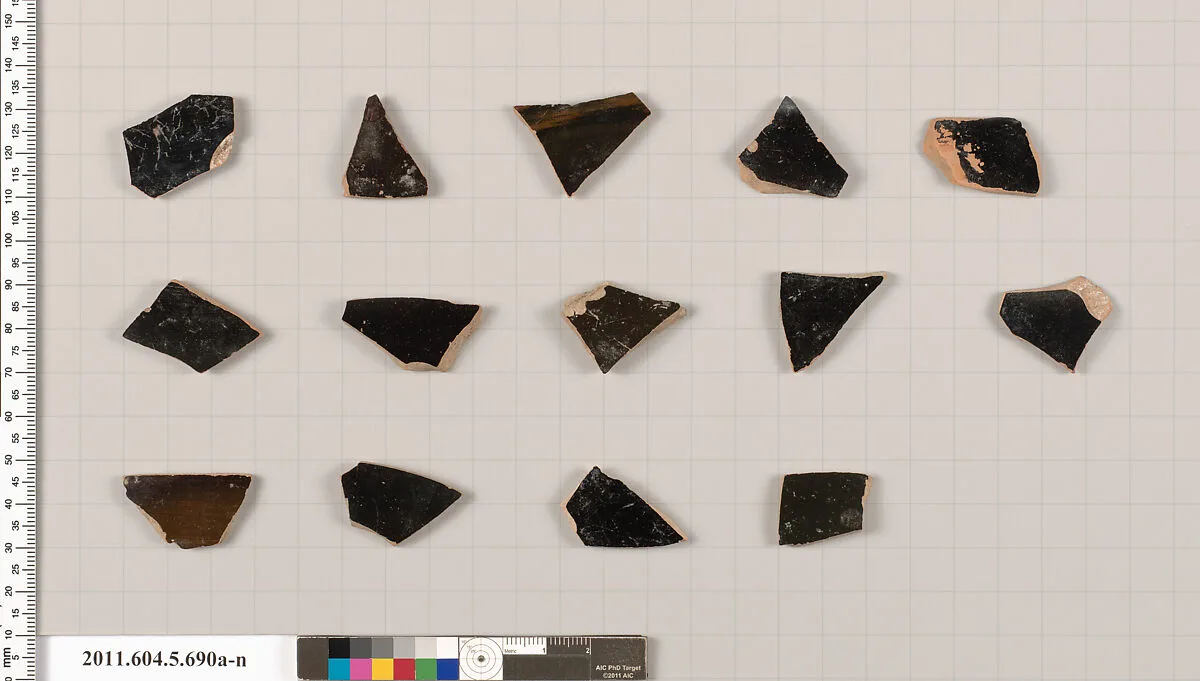 Terracotta fragments of kylikes (drinking cups) — Unknown