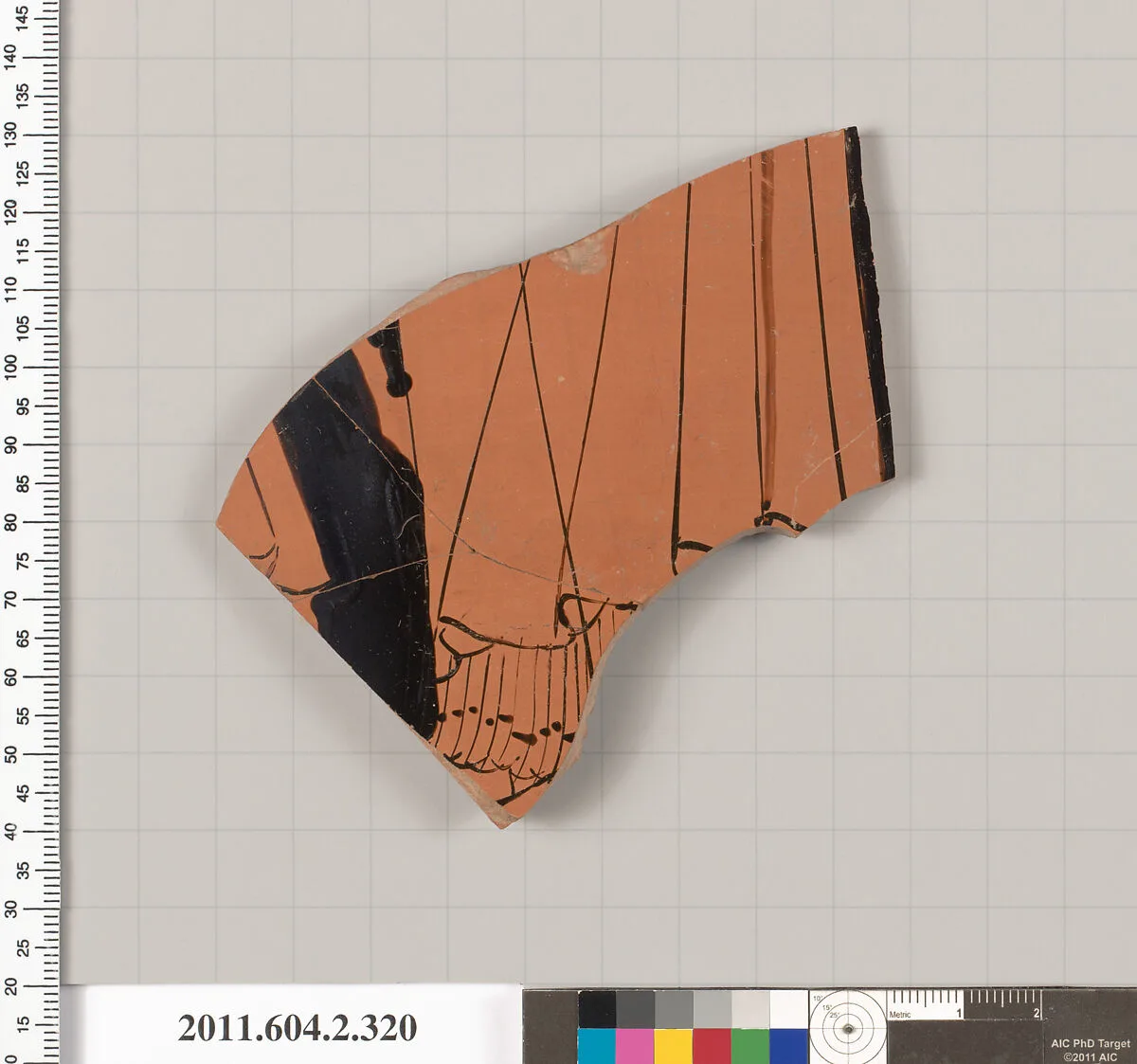 Terracotta fragment of a column-krater (bowl for mixing wine and water) — Unknown