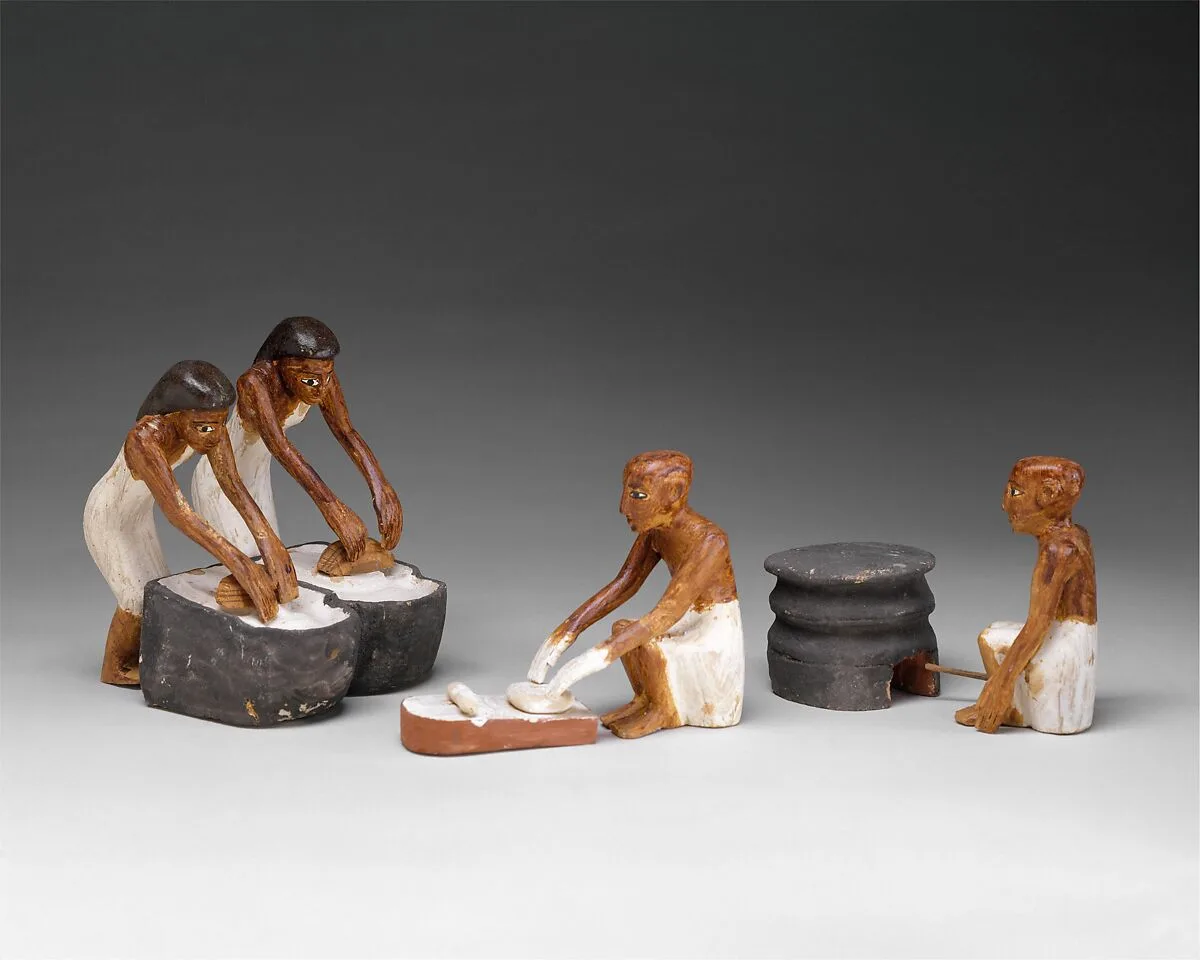Bakers and Brewers from Meketre's Model Bakery and Brewery — Unknown
