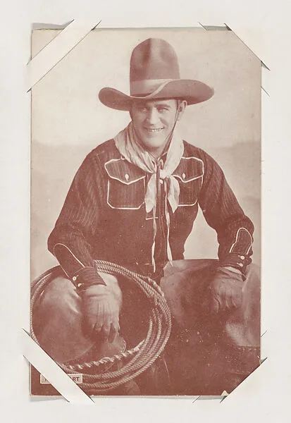 Neal Hart from Western Stars or Scenes Exhibit Cards series (W412) — Unknown