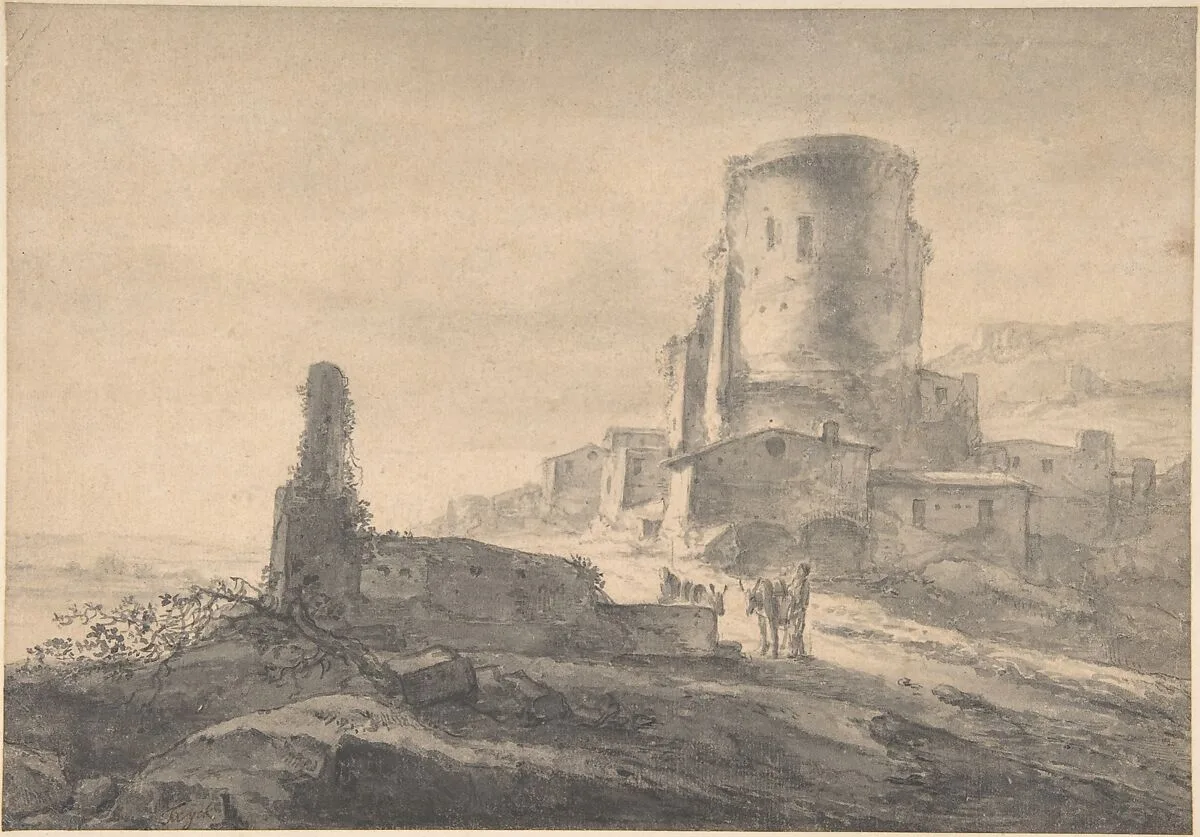 Landscape with a Tower — Thomas Wijck